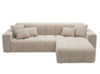 Ecksofa L-Form Rechts Nork Beige