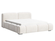 Polsterbett mit Bettkasten und Lattenrost 160x200 Aubi Creme