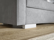 Schlafsofa mit Bettfunktion und Bettkasten Pori Creme