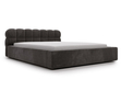 Polsterbett mit Bettkasten und Lattenrost 160x200 Plaza Dunkelgrau
