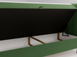 Boxspringbett mit Bettkasten 120x200 Primavera Grün