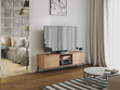 TV-Lowboard mit Türen 150 cm Soroko Hickory