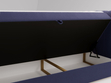 Boxspringbett mit Bettkasten 180x200 Osteno Dunkelblau