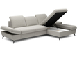 Ecksofa L-Form Rechts mit Schlaffunktion und Bettkasten Hannover Beige