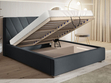 Polsterbett mit Bettkasten und Lattenrost 120x200 Tivoli Beige