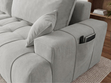 Ecksofa L-Form mit Schlaffunktion und Bettkasten Tulio Links Grau