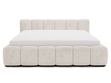 Polsterbett mit Bettkasten und Lattenrost 120x200 Cloud Low Beige