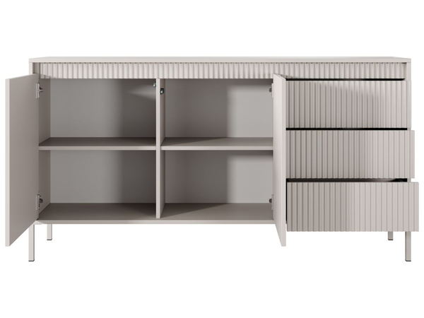 Kommode mit Türen und Schubladen 153 cm Sorano Beige