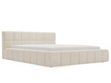 Polsterbett mit Bettkasten und Lattenrost 160x200 Alicante Beige