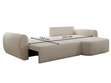 Ecksofa L-Form mit Schlaffunktion und Bettkasten Avessio Dunkelblau