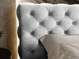 Polsterbett mit Bettkasten und Lattenrost 120x200 Apollo Hellgrau