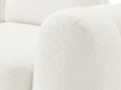 Ecksofa L-Form mit Schlaffunktion und Bettkasten Avelin Rechts Creme