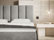 Boxspringbett mit Bettkasten 180x200 Cascada Beige