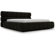 Polsterbett mit Bettkasten und Lattenrost 160x200 Mellow Dunkelgrau
