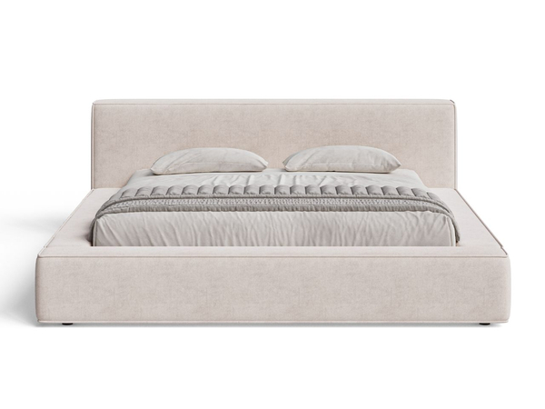 Polsterbett mit Bettkasten und Lattenrost 120x200 Mali Beige