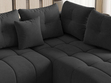 Ecksofa L-Form mit Schlaffunktion und Bettkasten Genoa Anthrazit