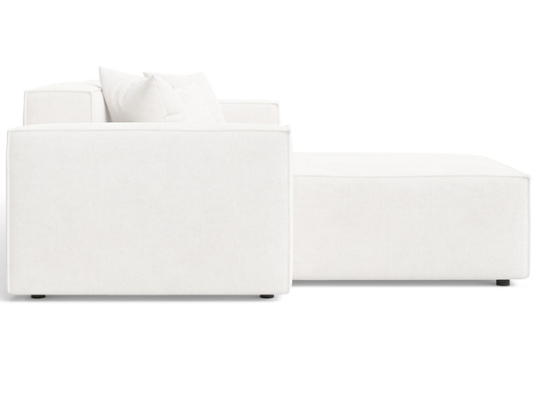 Ecksofa L-Form Links Arizona Creme