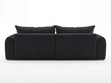 Ecksofa L-Form Rechts mit Schlaffunktion und Bettkasten Bonno Schwarz