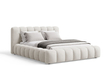 Polsterbett mit Bettkasten und Lattenrost 180x200 Averia Beige