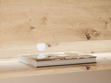 Hänge TV-Schrank 90 cm für Wohnzimmer mit LED-Beleuchtung Aurelie Artisan Eiche