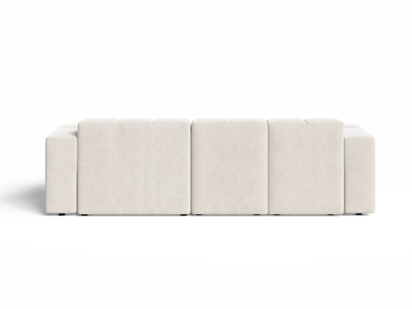 Ecksofa L-Form Rechts Moderne Ecksofa Loopo Creme