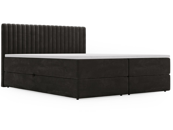 Boxspringbett mit Bettkasten 140x200 Marbella Anthrazit