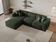 Ecksofa L-Form Links Arizona Grün