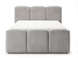 Boxspringbett mit Bettkasten 120x200 Campi Grau