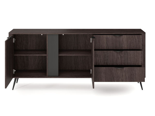 Hochkommode mit Türen und Schubladen Magico Eiche Dunin