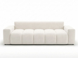 Schlafsofa mit Bettfunktion und Bettkasten Miro Creme