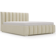 Polsterbett mit Bettkasten und Lattenrost 160x200 Neos Beige