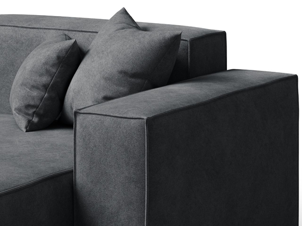 Ecksofa L-Form Rechts Arizona Dunkelgrau