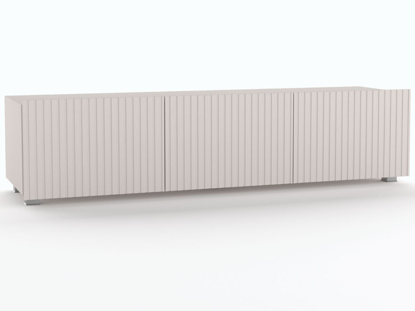 Set mit zwei TV-Lowboard mit Türen 150 cm Kioto Cashmere