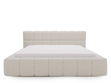Polsterbett mit Bettkasten und Lattenrost 140x200 Alicante Boucle Beige