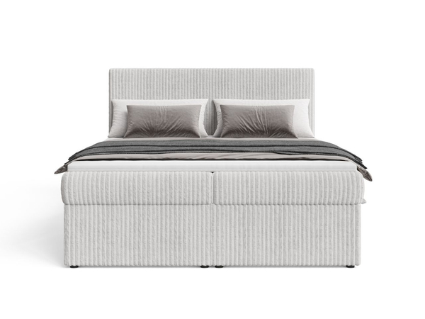 Boxspringbett mit Bettkasten 140X200 Brisa Grau