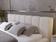 Polsterbett mit Bettkasten und Lattenrost 180x200 Orio Beige