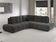 Ecksofa mit Schlaffunktion und Bettkasten Rechts Kair Graphit