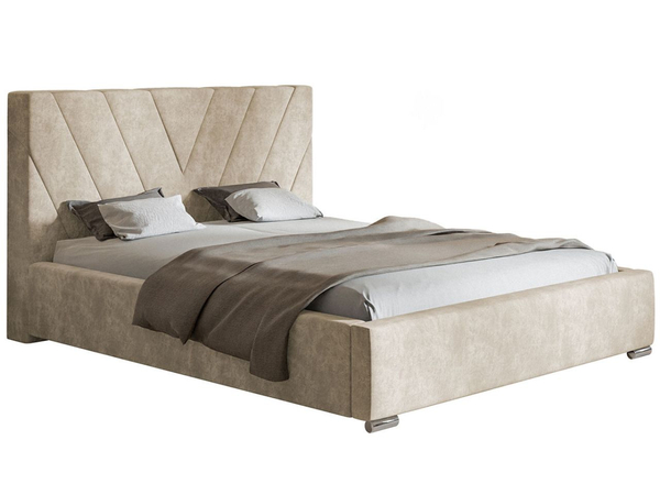Polsterbett mit Bettkasten und Lattenrost 120x200 Tivoli Beige