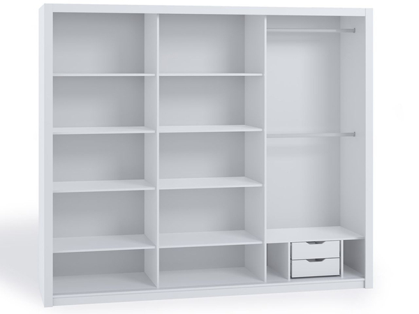 Schiebeschrank mit Spiegel Bino 250 - Monastery Eiche
