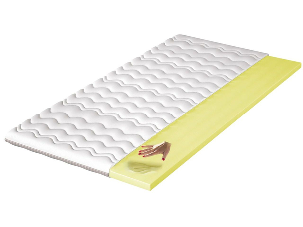 Matratzenauflage mit thermoelastischem Schaumstoff Visso 180x200