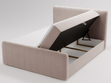 Boxspringbett mit Bettkasten 160x200 Osteno Beige