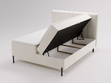 Boxspringbett mit Bettkasten 180x200 Primavera Creme