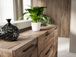 Wohnzimmer-Set im Loft-Stil Lunelie Eiche Flagstaff