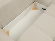 Ecksofa L-Form mit Schlaffunktion und Bettkasten Bene Beige