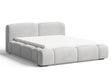 Polsterbett mit Bettkasten und Lattenrost 160x200 Aubi Grau
