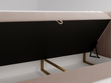 Boxspringbett mit Bettkasten 140x200 Osteno Beige