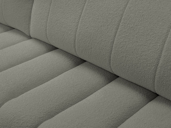 Ecksofa mit Schlaffunktion und Bettkasten Links Adoro Grau