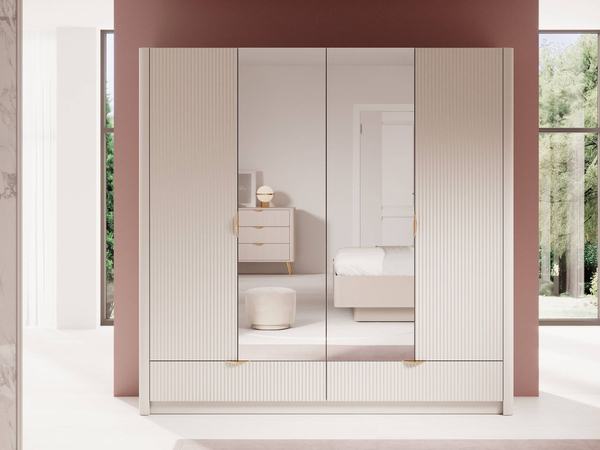 Schlafzimmer-Set Latina Beige