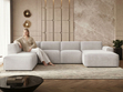 Wohnlandschaft Links Belluno Grau