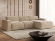 Ecksofa L-Form Rechts Lavia Beige